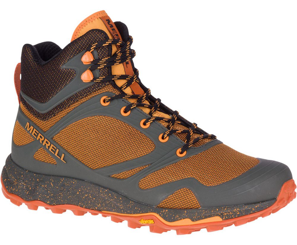 Merrell Vandrestøvler Herre - Altalight Knit Mid - Orange - GOD869342